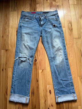 Adriano Goldschmied AG Tomboy Jeans! Destroyed! 28